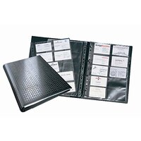 Durable Visifix Centium Business Card Holder, A4 400 Capacity, Black CU240901