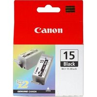 Canon Genuine BCI15C Twin Pack Black Ink Cartridge for I50/I70/I80 BCI-15C