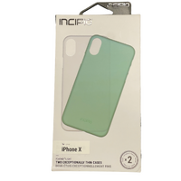 Incipio -2 x Phone Case - Apple iPhone X Two Pack- Frost &Mint -2 x Feather Slim Case