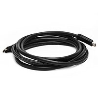 Monoprice High Speed HDMI Cable - 10 Feet - Black, 4K @ 24Hz, 10.2Gbps, 24AWG, CL2 - Commercial Silver Series