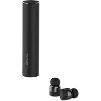 Nokia True Wireless Earbuds Bluetooth with Charging Case, Up to 16 Hours Battery and Sweat-Resistant, Black