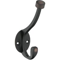 Amerock Decorative Hooks Pilltop Oil-Rubbed Bronze Coat and Hat Hook