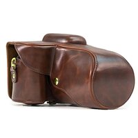MegaGear Ever Ready Leather Camera Case, Bag - Protective Cover for Nikon D5200 (18-55mm VR Lens)