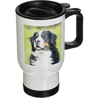 Bernese Mountain Dog - Travel Mug, 414ml (14oz), Stainless Steel -3dRose
