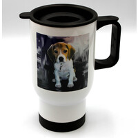 Beagle - Travel Mug, 414ml (14oz), Stainless Steel  - 3dRose