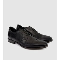 Brando Men's Herman Lace-Up Flats Shoes, Black, 44 EU