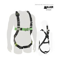 Surface Miners Full Body Harness and Lanyard Range Size Medium- MILLER Duraclean