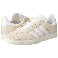 Adidas Unisex Gazelle Shoes, OffWhite/White 5.5 US Men / 6.5 US Women