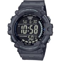 Casio AE1500WH-8BV Chronograph Watch Gray Resin Band Alarm Illuminator AU Stock