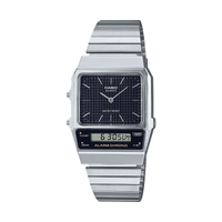 Casio General Digital-Analogue Silver Resin Strap Unisex Watch AQ-800E-1ADF