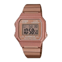Casio Classic 43mm Rose Gold Steel Digital Men's Watch - B650WC-5ADF