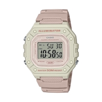 Casio General Digital Pink Resin Strap Women's Watch W-218HC-4A2VDF