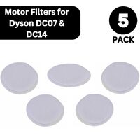 5 X Motor Filters for DYSON DC07 & DC14 vacuum cleaners