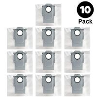10 X Vacuum Bags For Roborock S7 MaxV Ultra, Q7 Max+, S8+ & S8 Pro Ultra