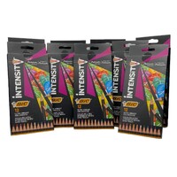 9-Pack BIC Intensity Premium Colouring Pencil - 9xPack of 12 Fashion Assorted Wood