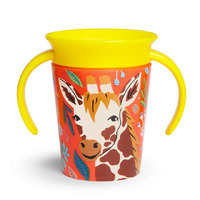 Munchkin 177ml Miracle 360° Wild Love Trainer Drink Cup Baby/Toddler 6m+ - Giraffe Design