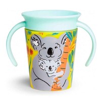Munchkin 177ml Miracle 360° Wild Love Trainer Drink Cup Baby/Toddler 6m+ - Koala Design