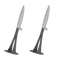 2 x Wiltshire Durable Nylon Potato Masher, Light Grey Tool For Non-Stick Cookware