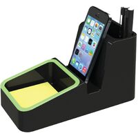 Esselte Smart Caddy Desk Accessory Black Handy Sticky Note Storage Section