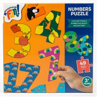 Numbers 49 Piece Puzzle - Kids Ages 3 Years Plus Educational Toys Creative