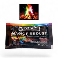 1 Pack Wildtrak Magic Fire Colour Changing Dust Flames Campfire 15g