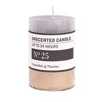 No.25 Unscented Luxe Grey Carmine Home Inspiration (24 Hour Burn)
