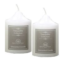 Tranquility Collection Church Candle Candle Home (15 Hour Burn, 5x7.5cm)