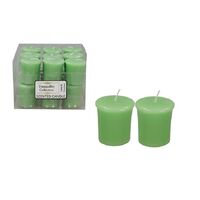 18-Pack Tranquility Collection Scented Lime and Coconut Votive Candle (8 Hour Burn)