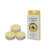 8-Pack Tranquility Collection Tealights Fresh Cut Pineapples Candle(4 Hour Burn)