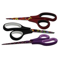 3-Pack UBL Scissors School Office Home Student Paper Cut Art Craft Tool Shears 