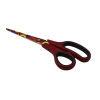 UBL Scissors School Office Home Student Paper Cut Art Craft Tool Shears - Red