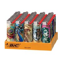 50x BIC Maxi Tattoo Lighters Various Colour Box J26