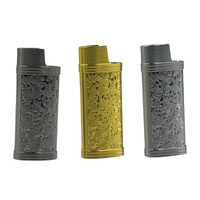 3-Pack Metal Lighter Case Cover Holder Sleeve Pouch For BIC Mini Lighter J25