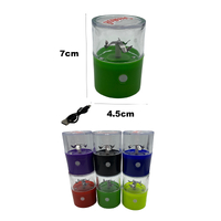 6-Pack USB Rechargeable Electric Herb and Tobacco Grinder - Portable Crusher Machine