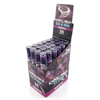 Box of 24 Cyclone Grape Clear Pre-Rolled Cones Cigarette Flavoured Tips Papers