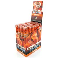 Box of 24 Cyclone Peach Clear Pre-Rolled Cones Cigarette Flavoured Tips Papers