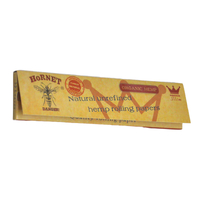 Hornet King Size Slim Organic Unrefined Rolling Papers (32 Leaves Per Booklet)