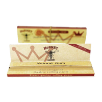 Hornet Regular Size Size Organic Unrefined Rolling Papers (50 Leaves Per Booklet)