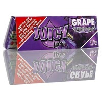 Juicy Jays Grape 1 1/4 Size Flavoured Hemp Rolling Paper Smoking Herbs