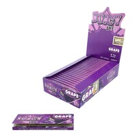 Box of 24 Juicy Jays Grape 1 1/4 Size Flavoured Rolling Paper Smoking Herbs