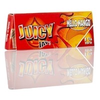 Juicy Jays Mello Mango 1 1/4 Size Flavoured Hemp Rolling Paper Smoking Herbs