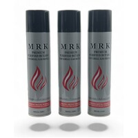 3X MRK Universal Premium Lighter FLUID Cigarette Genuine Gas Refill 300ml