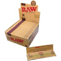 Box of 50 RAW King Size Slim Classic Natural Unrefined Papers Smoking Paper