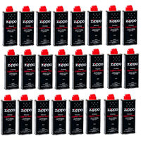 Box of 24 Zippo Premium Lighter FLUID Cigarette Genuine Petrol Refill 125ml