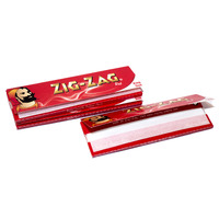 2 X ZIG ZAG King Size Red Classic Cigarette Tobacco Paper Papers Roll - ZIGZAG