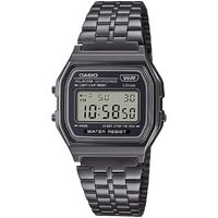 Casio A158WETB-1A Black 36.8 × 33.2mm Youth Vintage Series