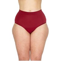 U BY KOTEX Thinx Period Underwear Ruby Red High Waisted - Size 6-8