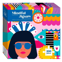 300 Piece Jigsaw Puzzle: Elevate Mindful Jigsaw - Bright Bold & Beautiful 