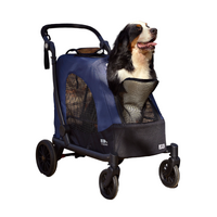 Furmates - Limo Pet Stroller Pram for Big Dogs (up to 50kg)- Compact & Foldable