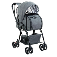 Furmates - Walky Pet Stroller Pram for smaller Cats/Dogs (up to 10kg) - Foldable
